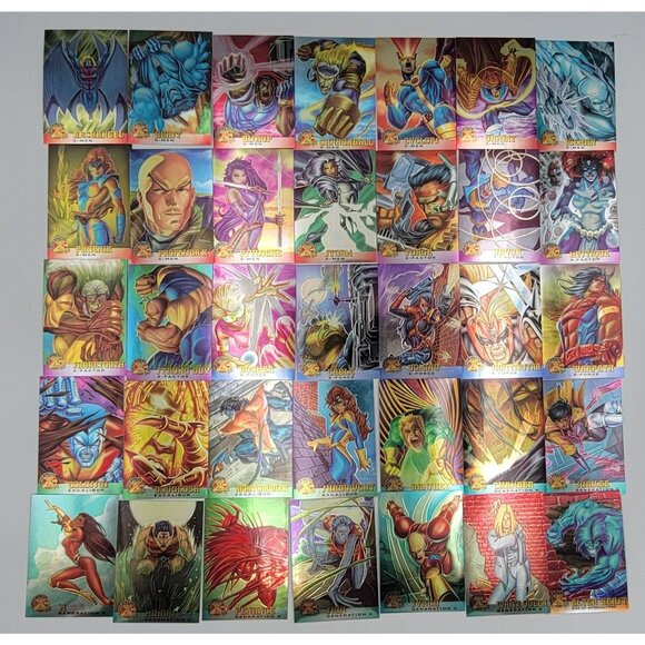 1995 Fleer Ultra X-Men Marvel Trading Cards All-Chromium Sleeved READ - Picture 1 of 12